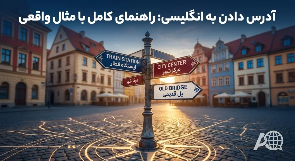 آدرس دادن به انگلیسی: راهنمای کامل با مثال واقعی