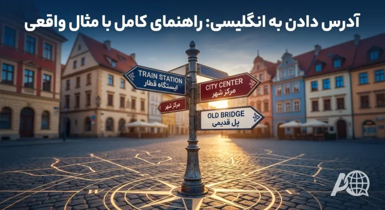 آدرس دادن به انگلیسی: راهنمای کامل با مثال واقعی