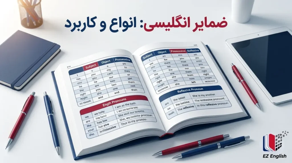 ضمایر انگلیسی؛ انواع، جدول کامل و تمرین با جواب
